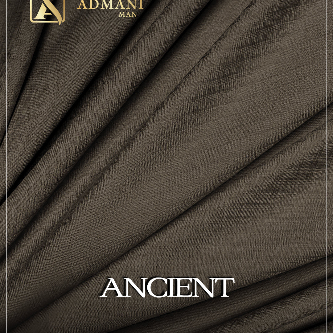 Ancient Tawny Unstitched Micro Design Fabric for Men by Admani Menswear Pakistan
