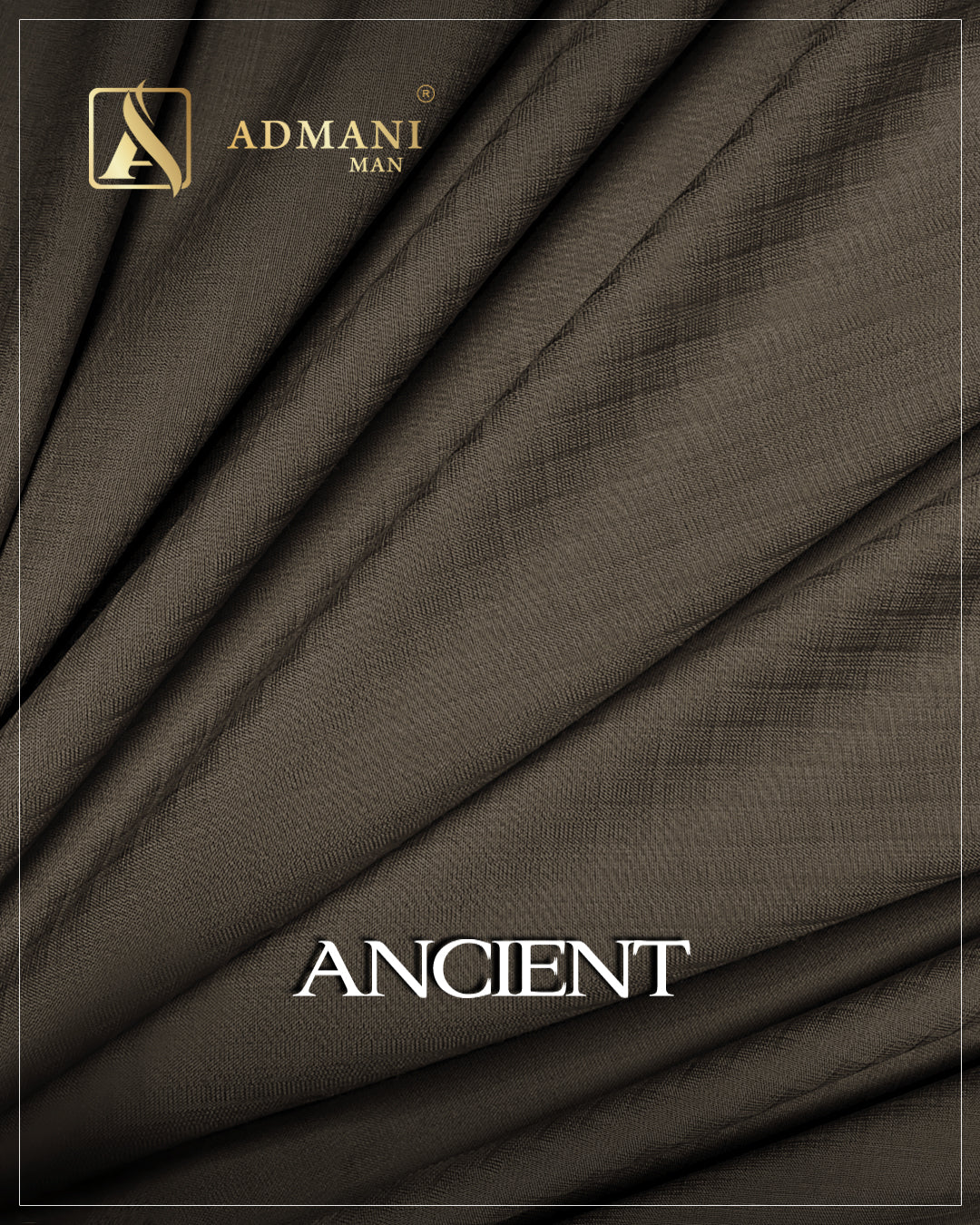 Ancient Tawny Unstitched Micro Design Fabric for Men by Admani Menswear Pakistan