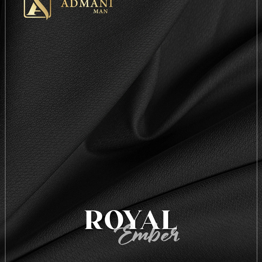 Black Unstitched Fabric For Shalwar Kameez