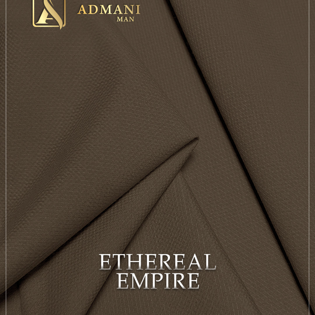 Ethereal Empire Tawny Unstitched Shalwar Kameez Fabric for Men by Admani Menswear Pakistan