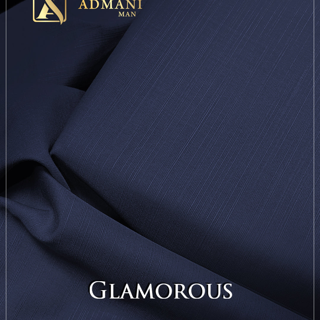 Glamorous Blue Sapphire Unstitched Wash n Wear Shalwar Kameez Fabric by Admani Menswear Pakistan