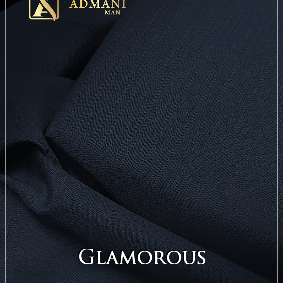 Glamorous Navy Blue Unstitched Wash n Wear Shalwar Kameez Fabric Mens Clothing Pakistan by Admani Menswear