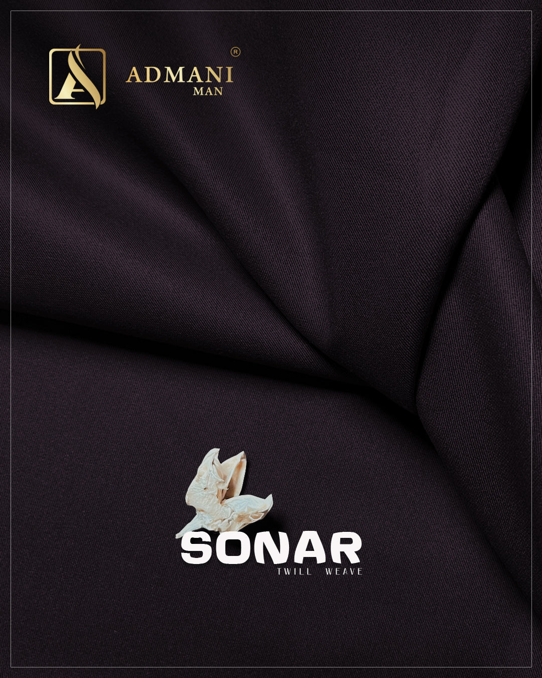 Sonar Merlot winter slub fabric for men's shalwar kameez