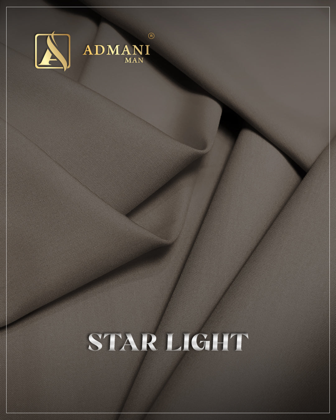 “Star Light unstitched fabric – elegant summer wear for men”