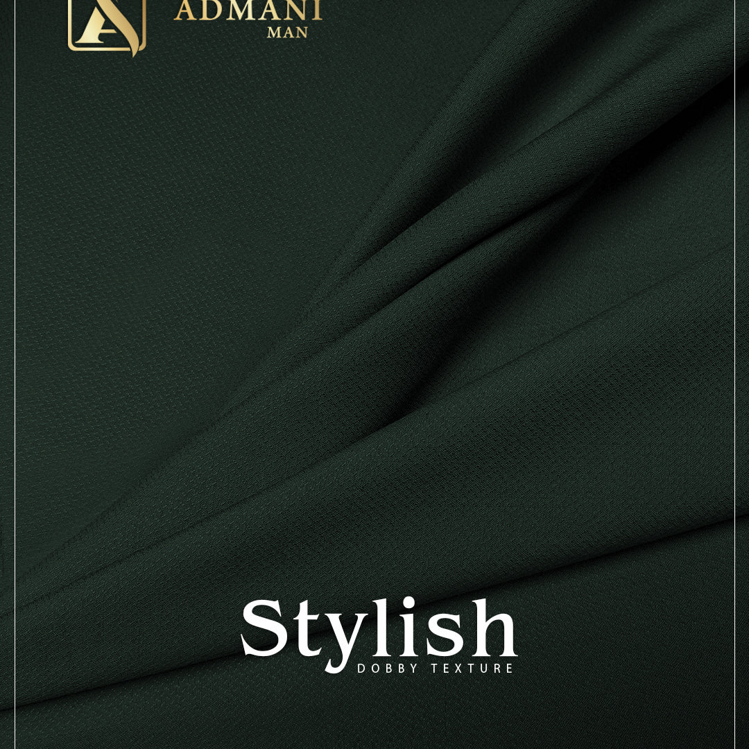 Stylish Peacock green wash & wear fabric for men by Admani