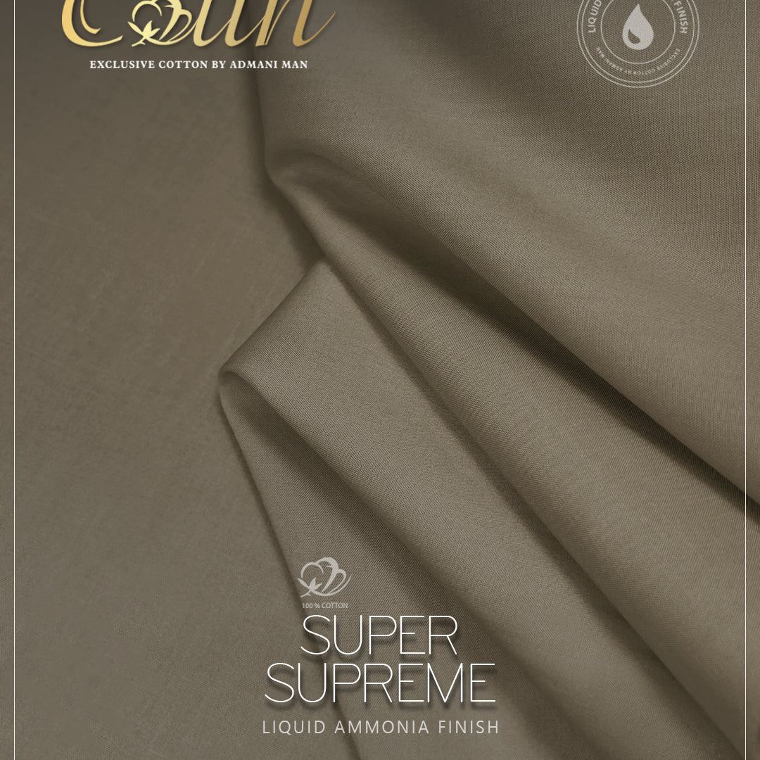 “Super Supreme finish men’s unstitched cotton – stylish breathable summer fabric”