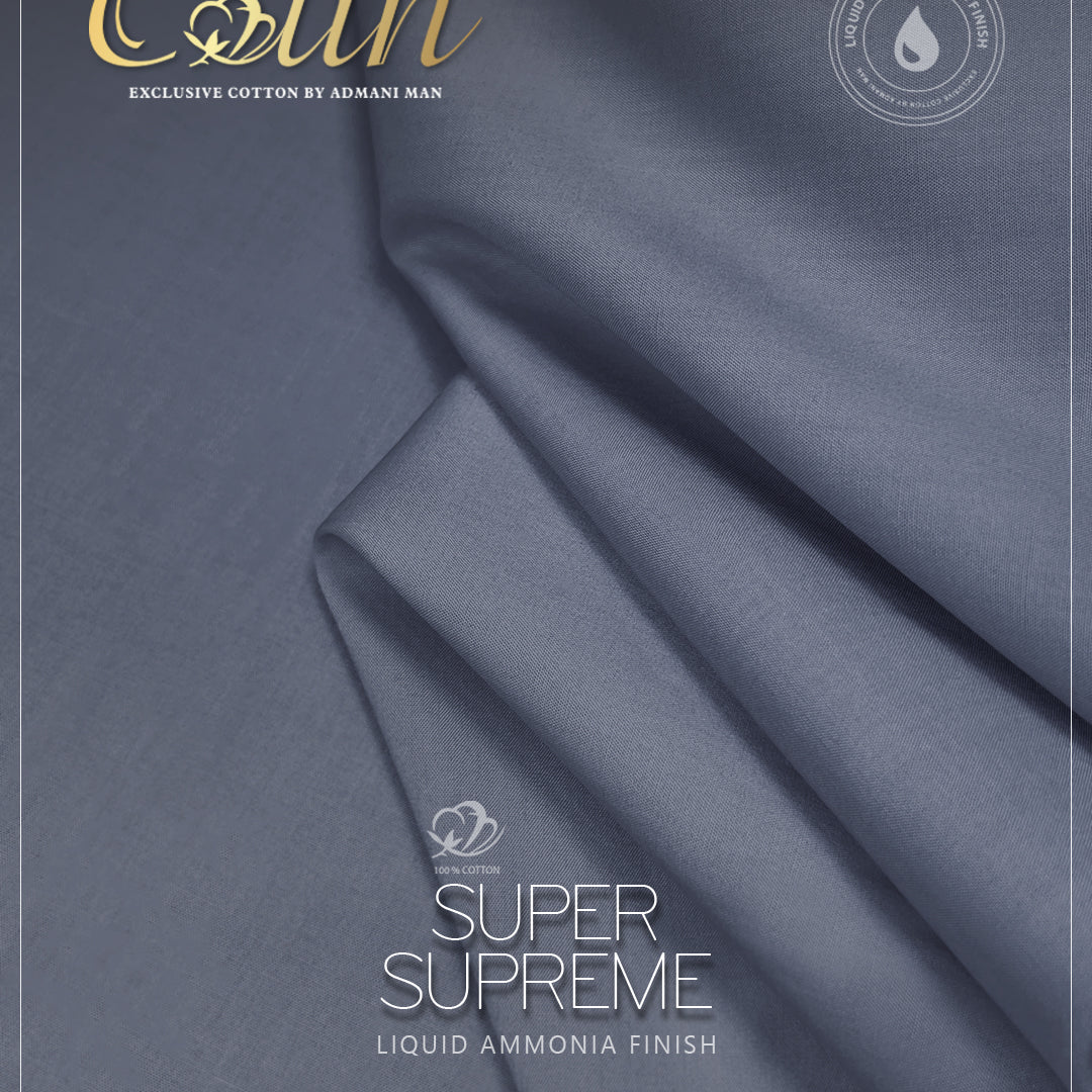 “Super Supreme finish cotton unstitched fabric – classic men’s summer fabric”