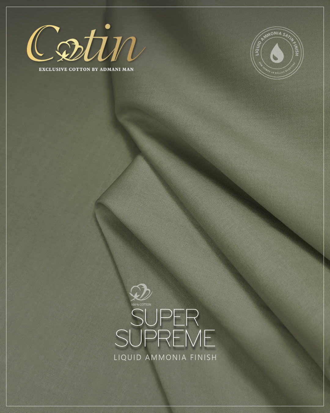 “Super Supreme cotton fabric for men – premium unstitched textile for shalwar kameez”