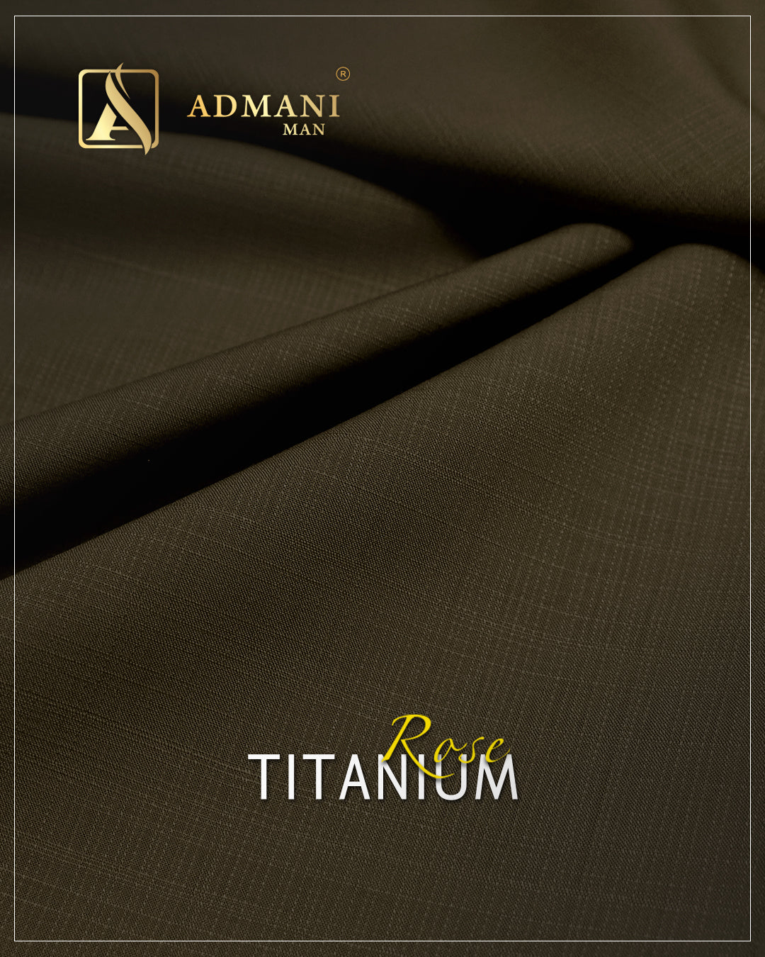 Titanium Rose Tawny Shade Unstitched Shalwar Kameez Fabric Menswear Pakistan