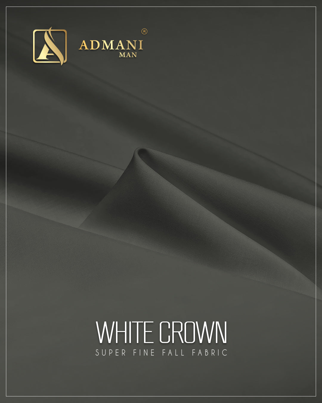 “White Crown fabric for men – soft breathable unstitched cloth for summer wear”