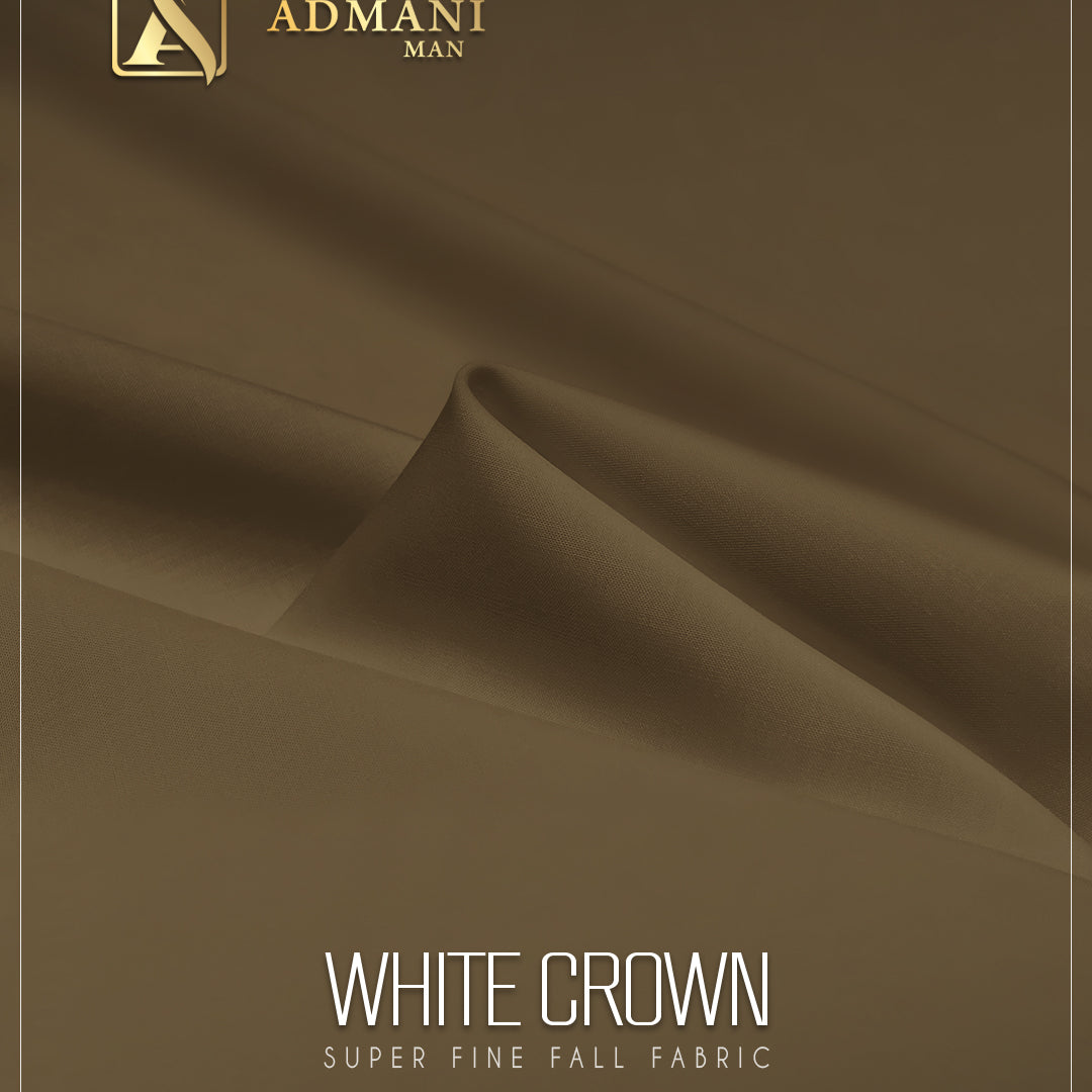 Classic white unstitched fabric for men – White Crown premium Eastern wear