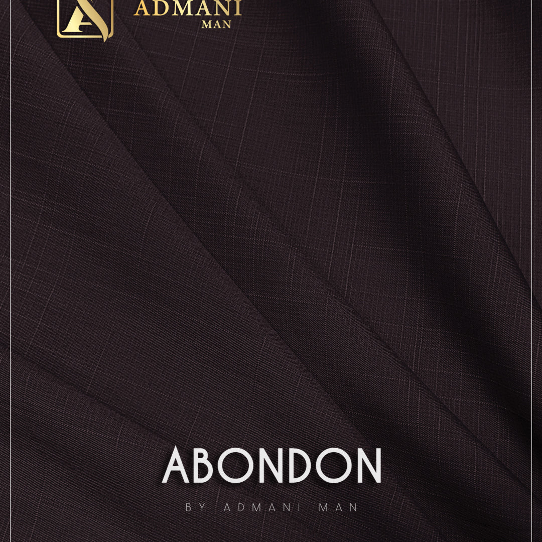 Abondon Merlot Color Premium Unstitched Fabric Menswear Shalwar Kameez Pakistan