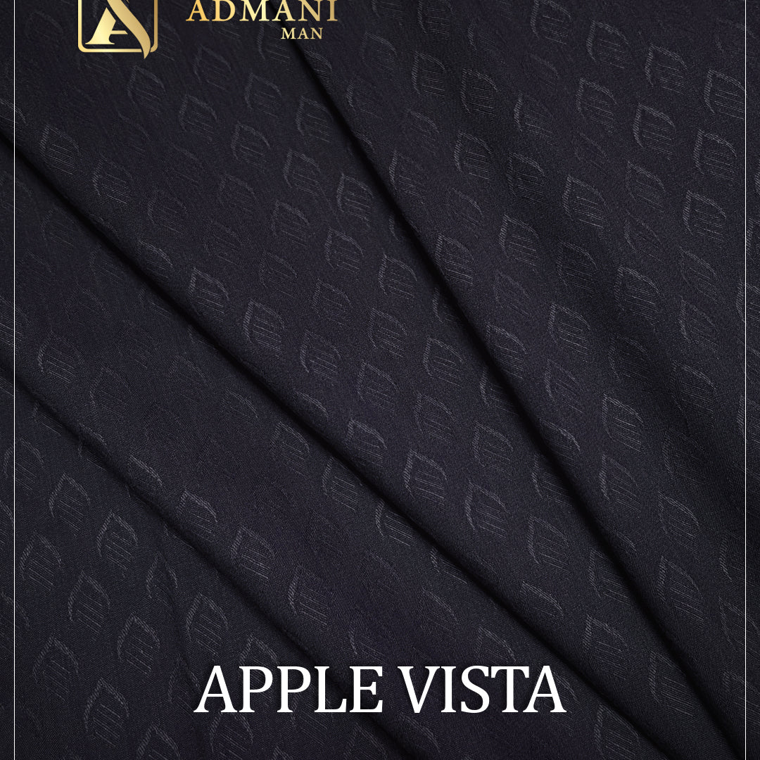 Apple Vista Denim Color Premium Unstitched Fabric Mens Clothing Pakistan by Admani Menswear