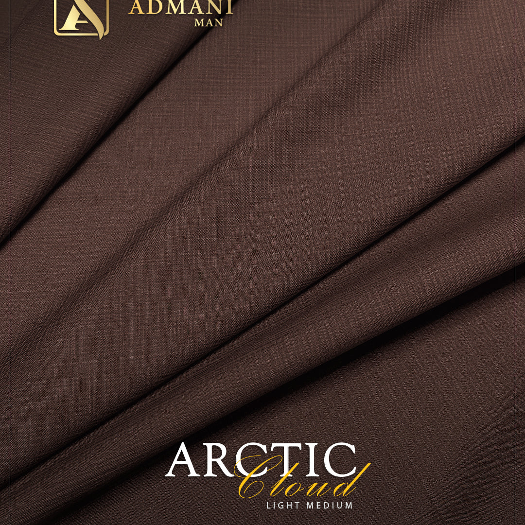 Arctic Cloud Rust slub fabric for menswear Pakistan