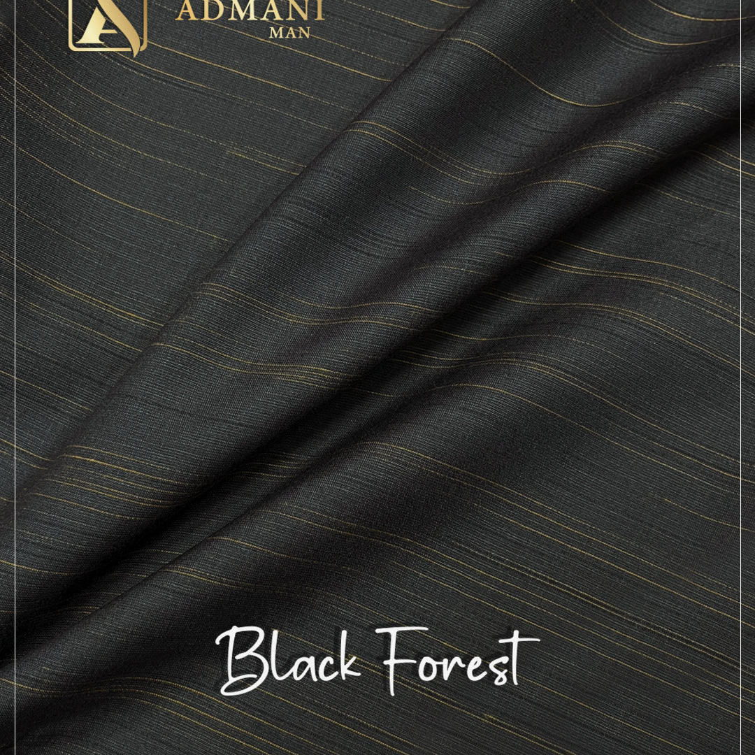 Black Forest Malaysia Grey Premium Unstitched Fabric for Premium Menswear by Admani Pakistan