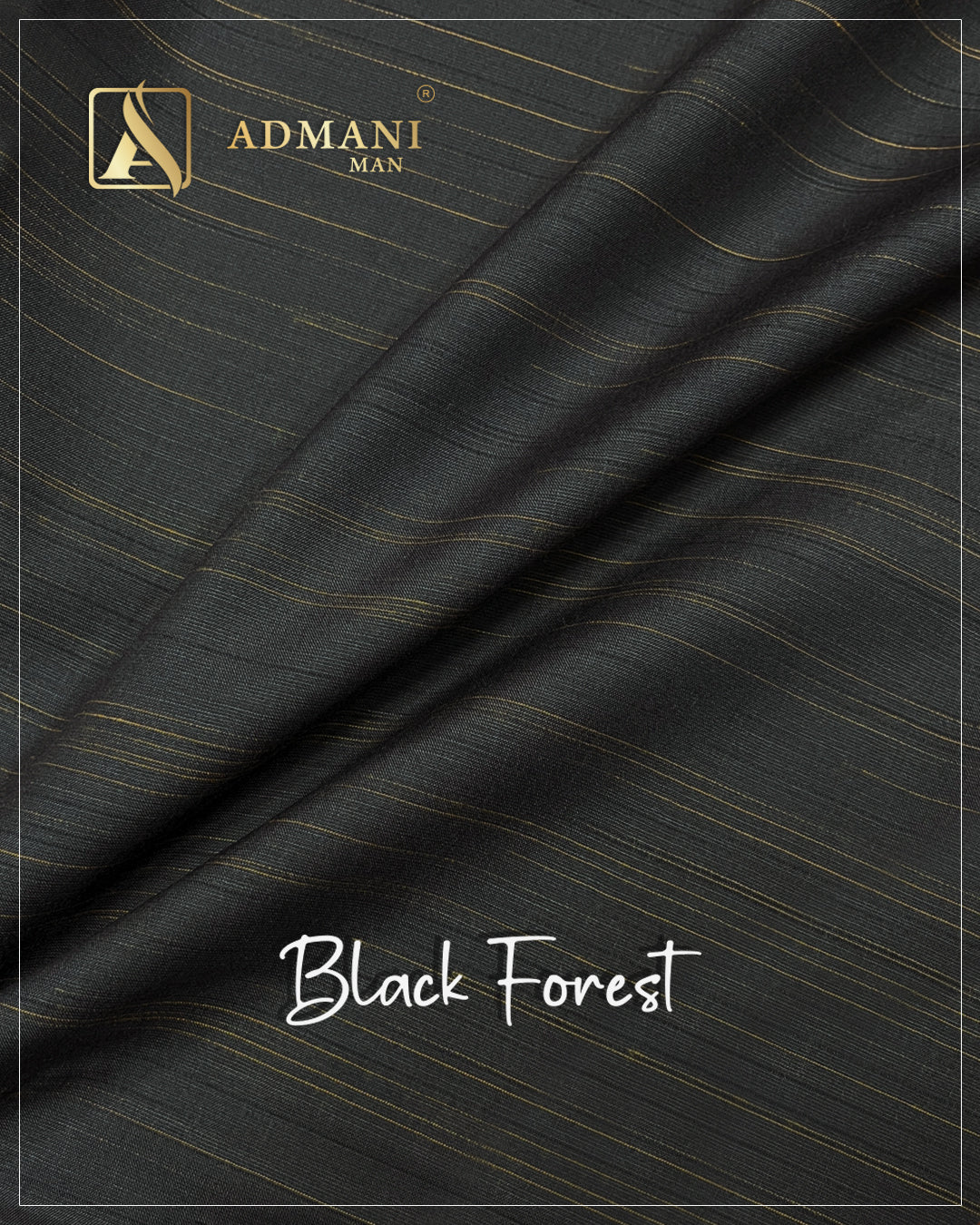 Black Forest Malaysia Grey Premium Unstitched Fabric for Premium Menswear by Admani Pakistan