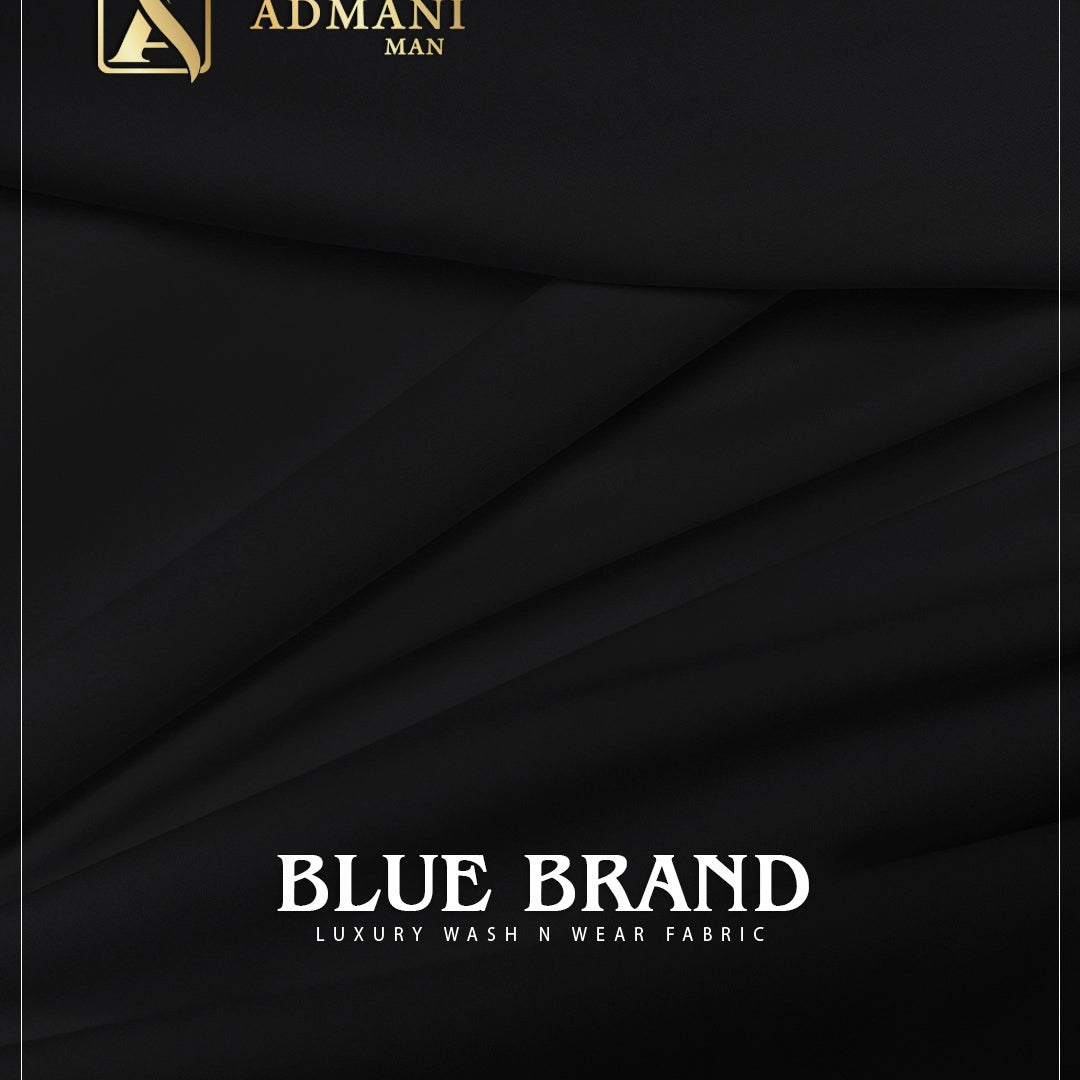 Blue Brand Black luxury wash n wear fabric for menswear shalwar kameez