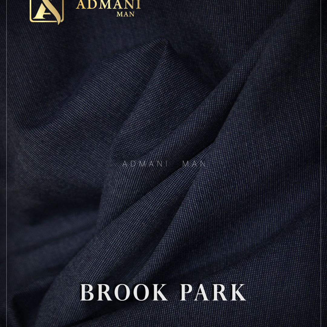 Brook Park Aegean Blue Premium Unstitched Fabric Menswear Shalwar Kameez by Admani Menswear Pakistan