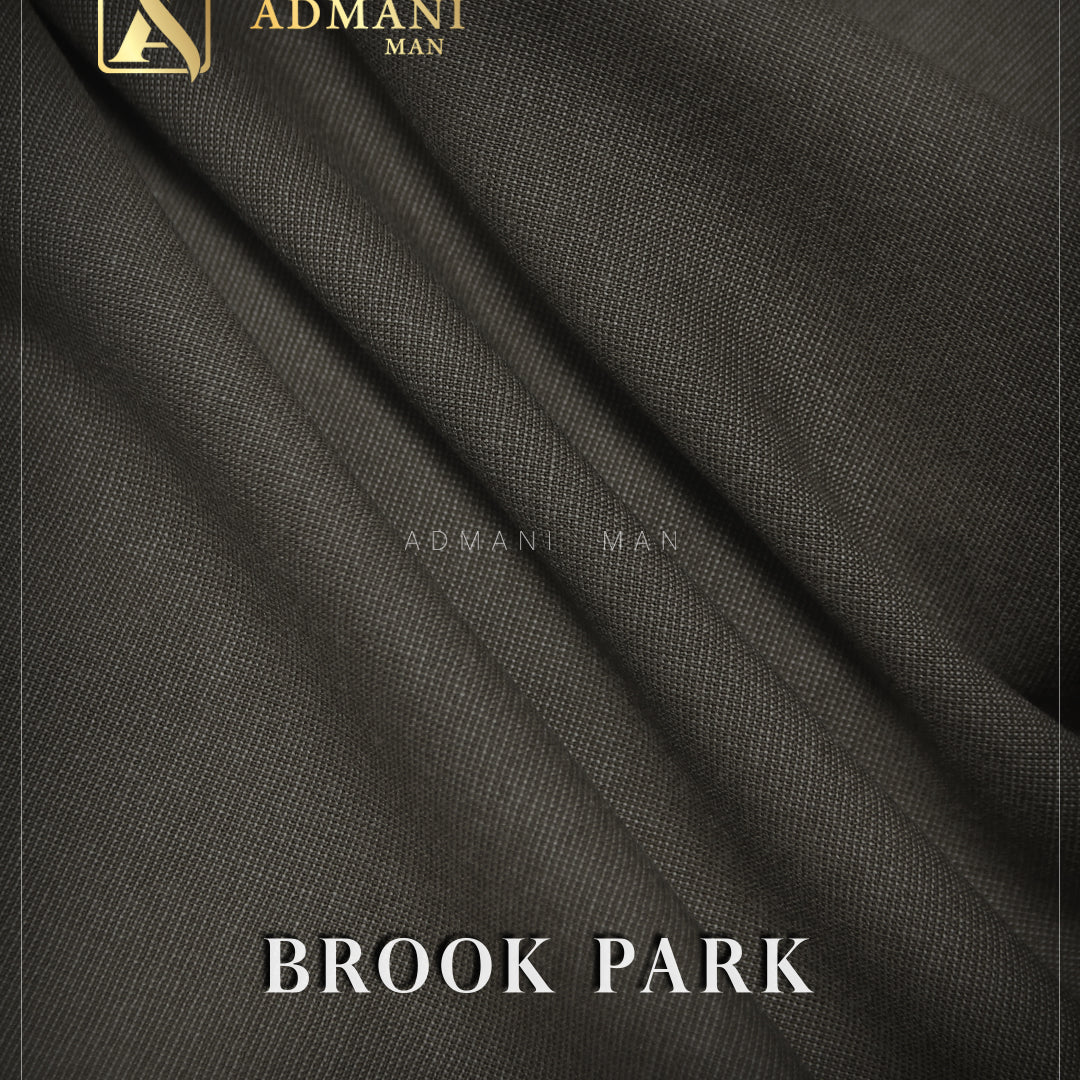 Brook Park Cedar Brown Premium Unstitched Fabric Menswear Shalwar Kameez by Admani Menswear Pakistan