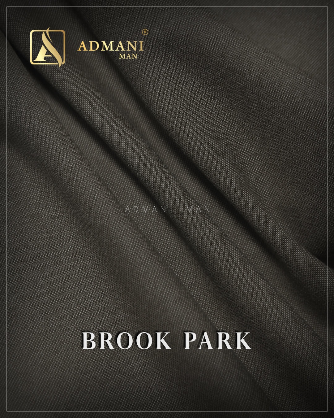 Brook Park Cedar Brown Premium Unstitched Fabric Menswear Shalwar Kameez by Admani Menswear Pakistan
