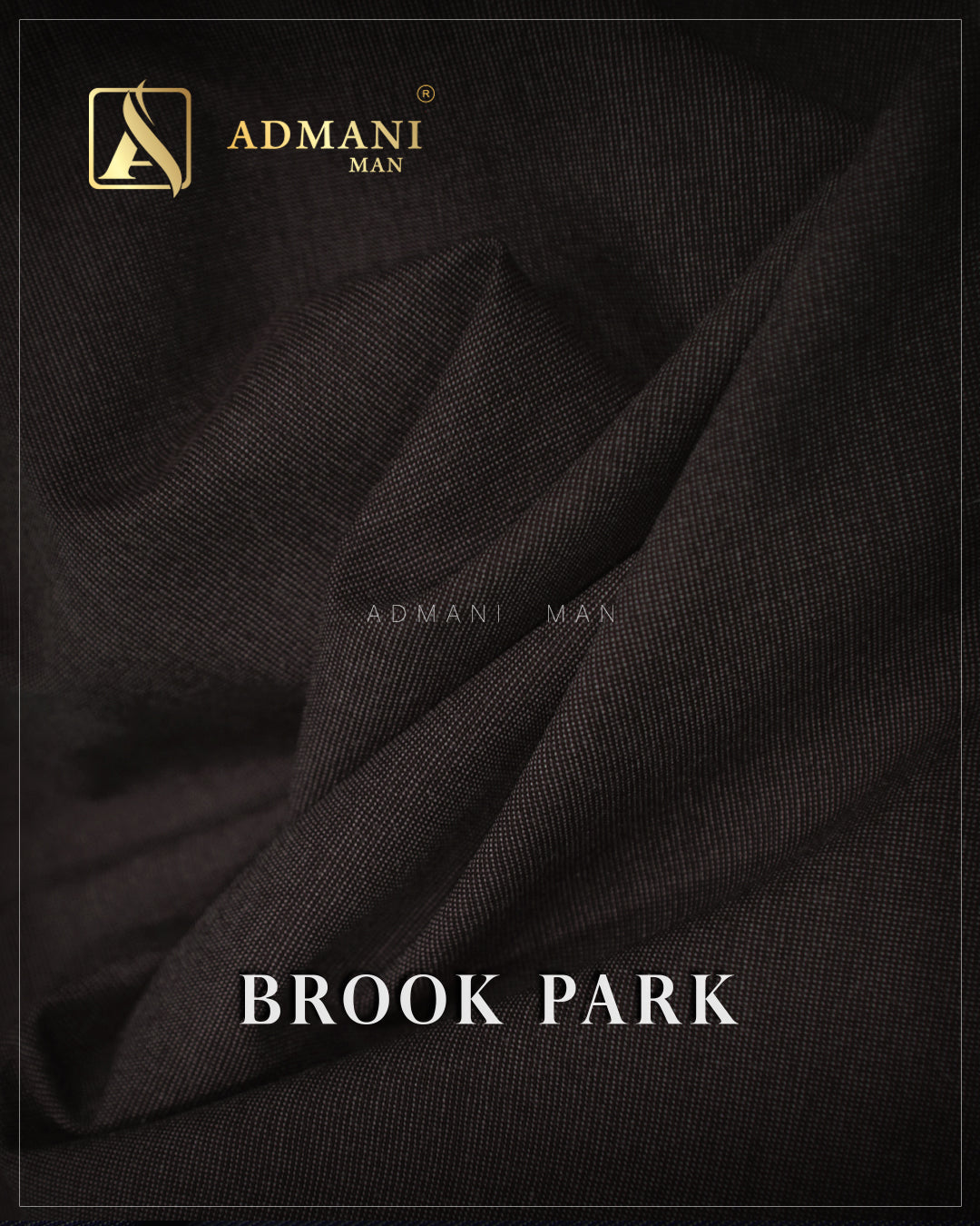 Brook Park Scorpion Grey Premium Unstitched Fabric Menswear Shalwar Kameez by Admani Menswear Pakistan