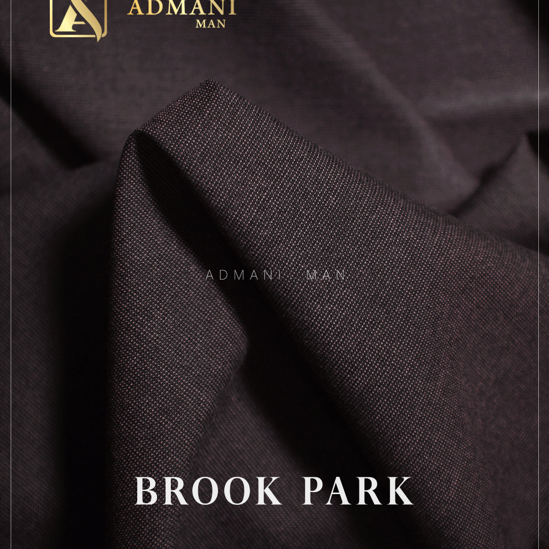 Brook Park Walnut Wood Brown Premium Unstitched Fabric Menswear Shalwar Kameez by Admani Menswear Pakistan