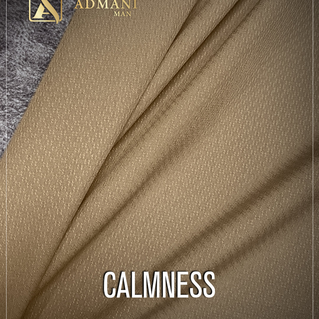 Calmness Hazel Wood Unstitched Micro Design Fabric for Men by Admani Menswear Pakistan