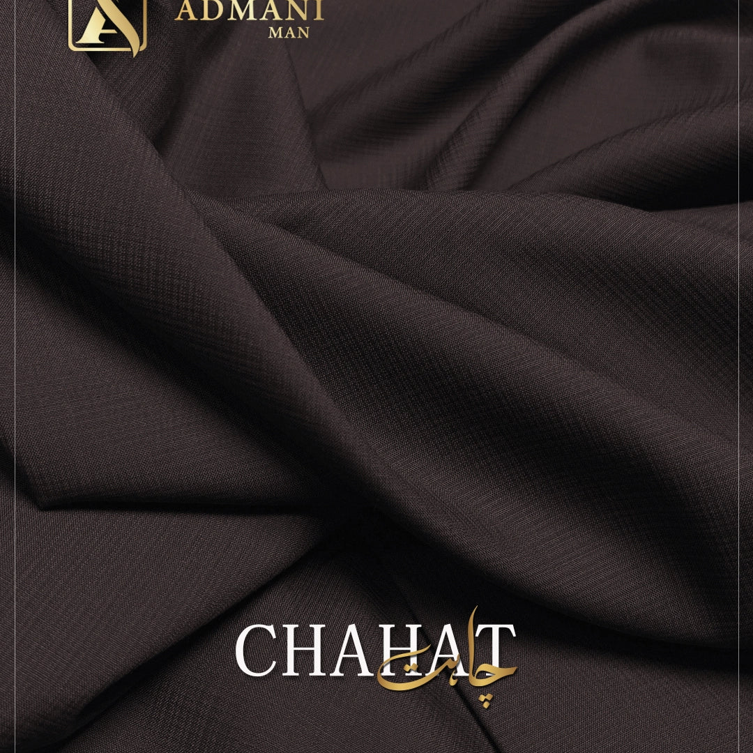 Brown SHalwar Kameez Fabric For Men