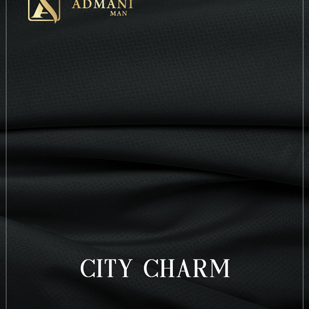 City Charm Malaysia grey micro texture wash n wear fabric for menswear shalwar kameez