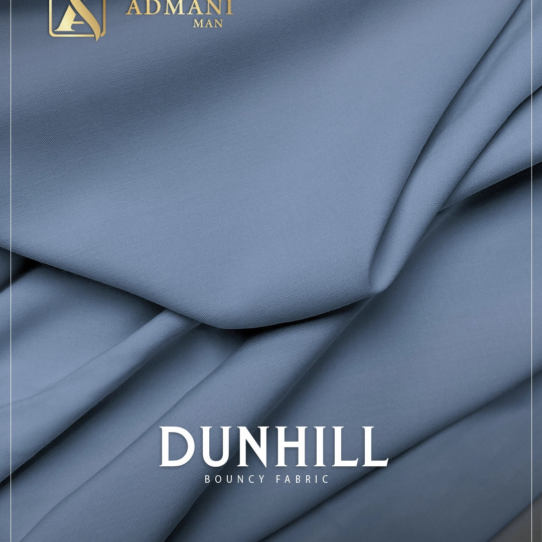 Dunhill Azure Blue wash n wear fabric for menswear shalwar kameez