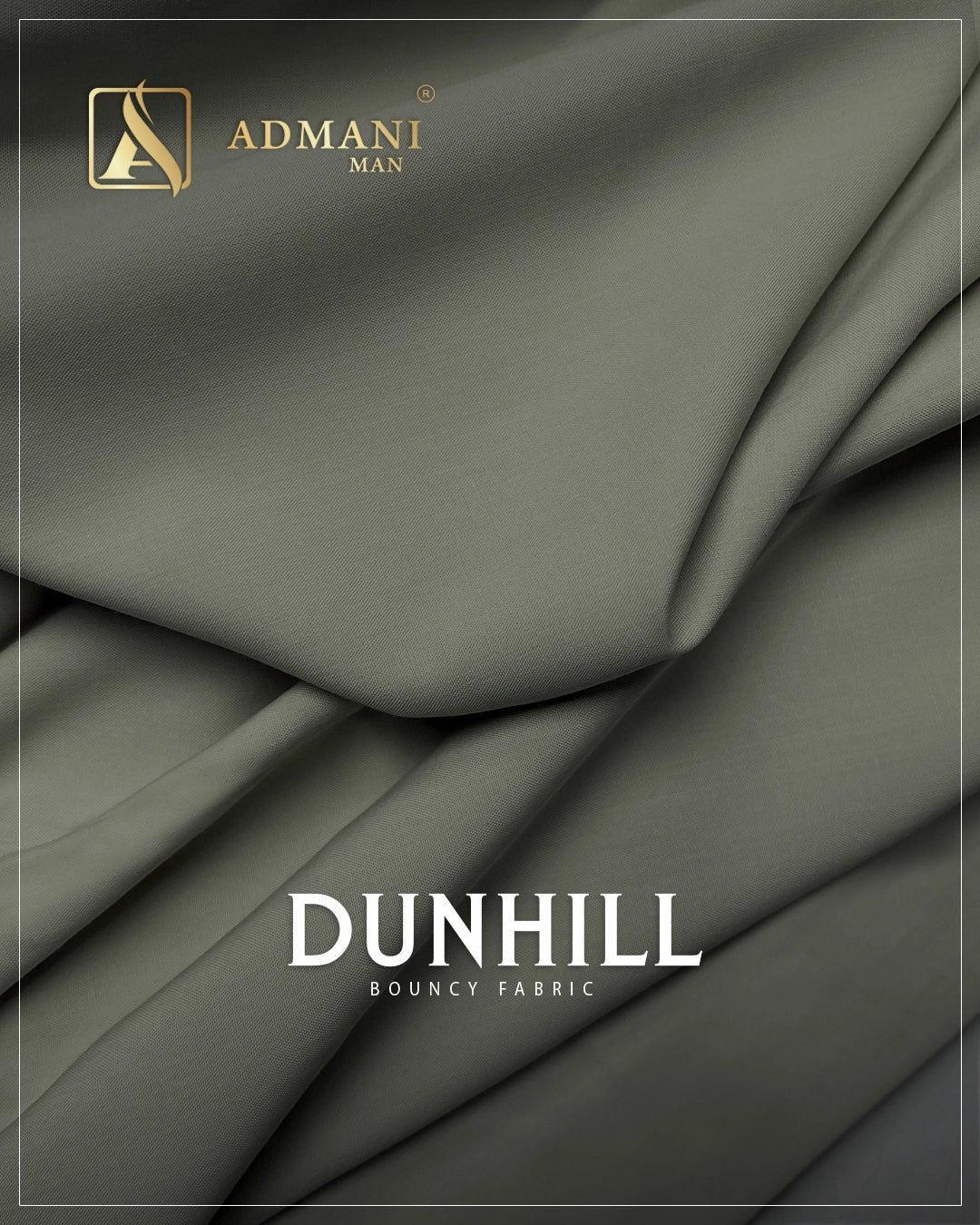 Dunhill Sage Green wash n wear fabric for menswear shalwar kameez