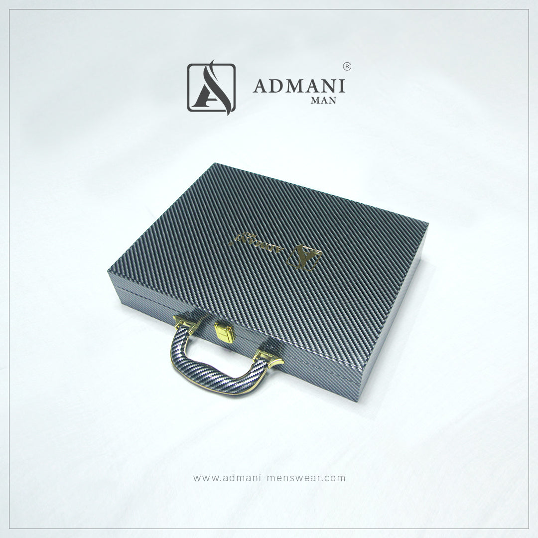 Exclusive Box premium rigid gift packaging collection for unstitched fabric menswear shalwar kameez by Admani Menswear Pakistan