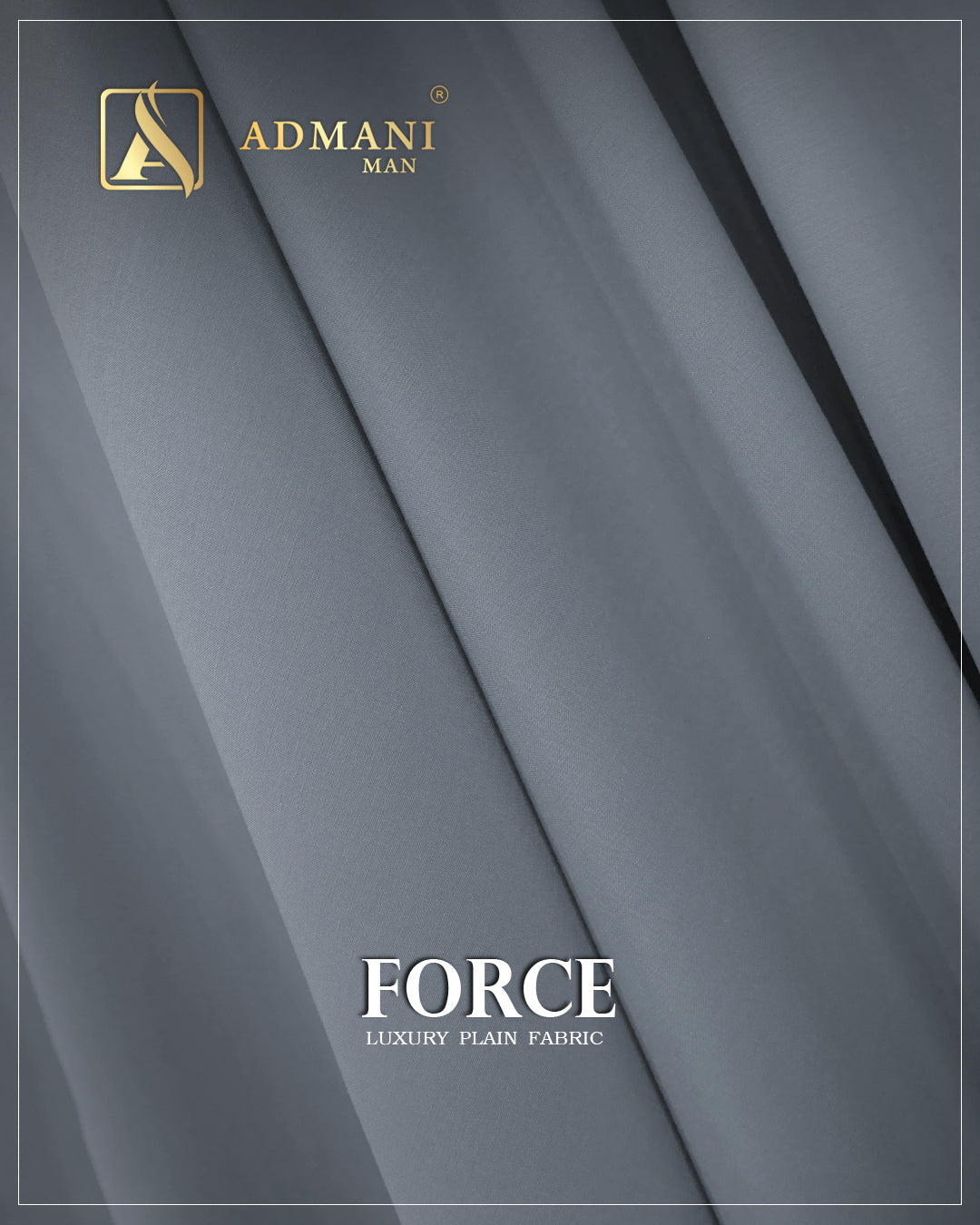 Force Denim Blue Premium Soft Fabric for Casual Shalwar Kameez by Admani Pakistan