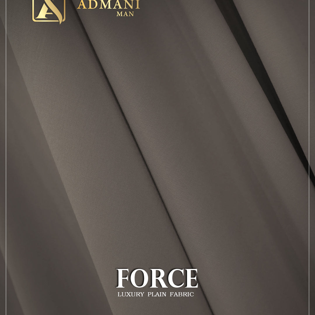 Force Roasted Coffee Premium Soft Fabric for Formal Wear by Admani Pakistan