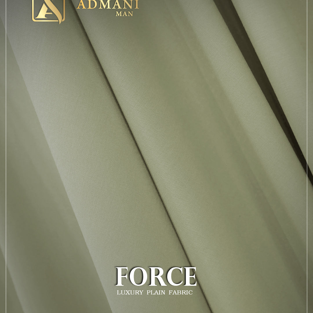 Force Sage Green Premium Soft Fabric for Versatile Styling by Admani Pakistan