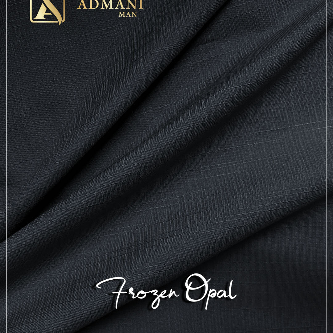 Frozen Opal Arsenic Gray Unstitched Fabric Mens Shalwar Kameez Colours by Admani Menswear