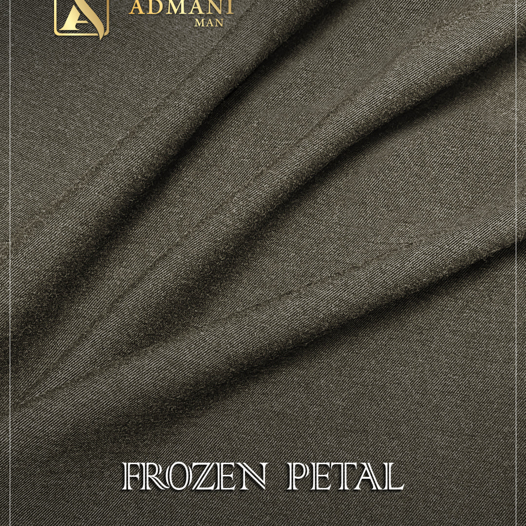 Frozen Petal Sandcastle pure winter fabric for men's shalwar kameez