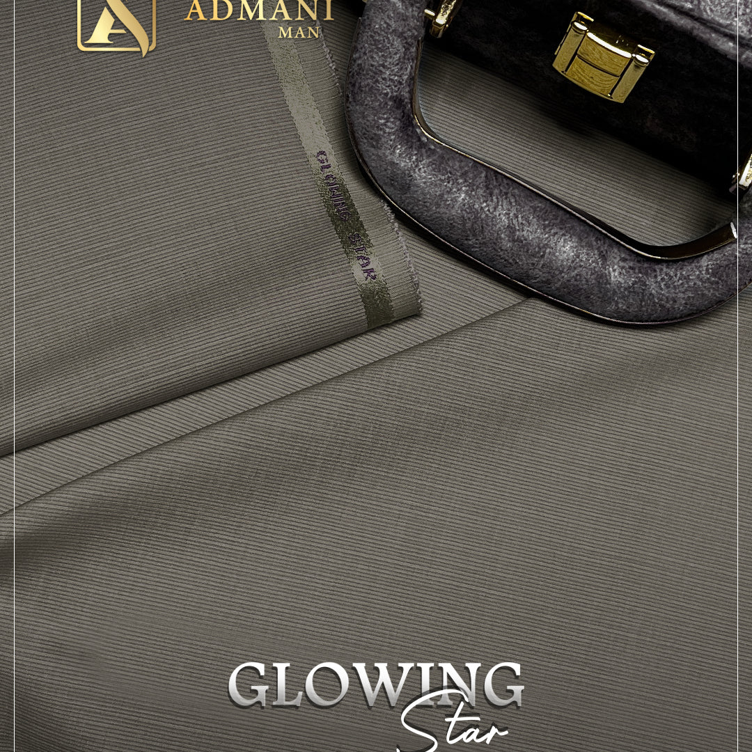 Glowing Star Tawny Unstitched Fabric for Men by Admani Menswear Pakistan