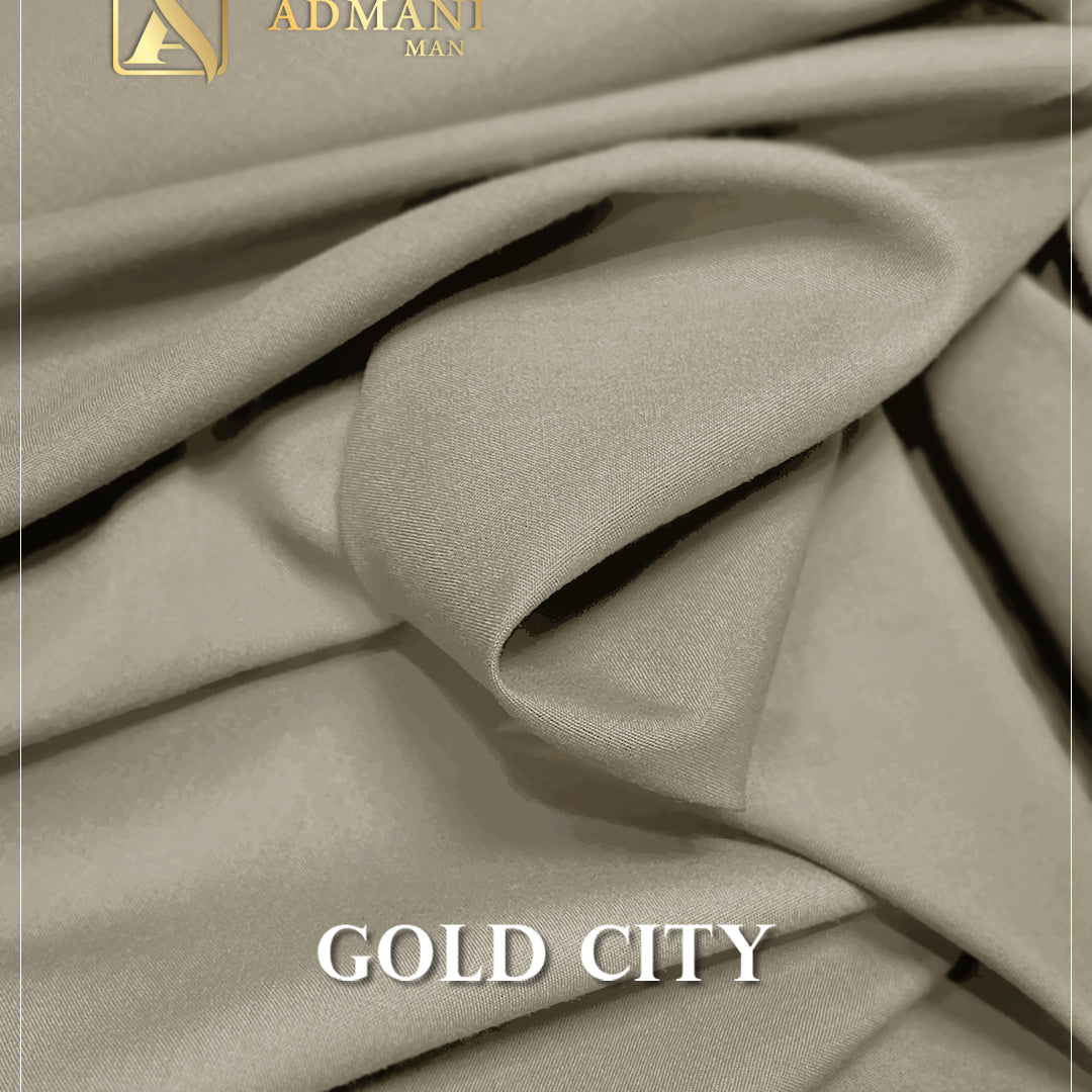 Gold City Hazel Wood Unstitched Micro Yarn Fabric Menswear Shalwar Kameez by Admani Menswear Pakistan