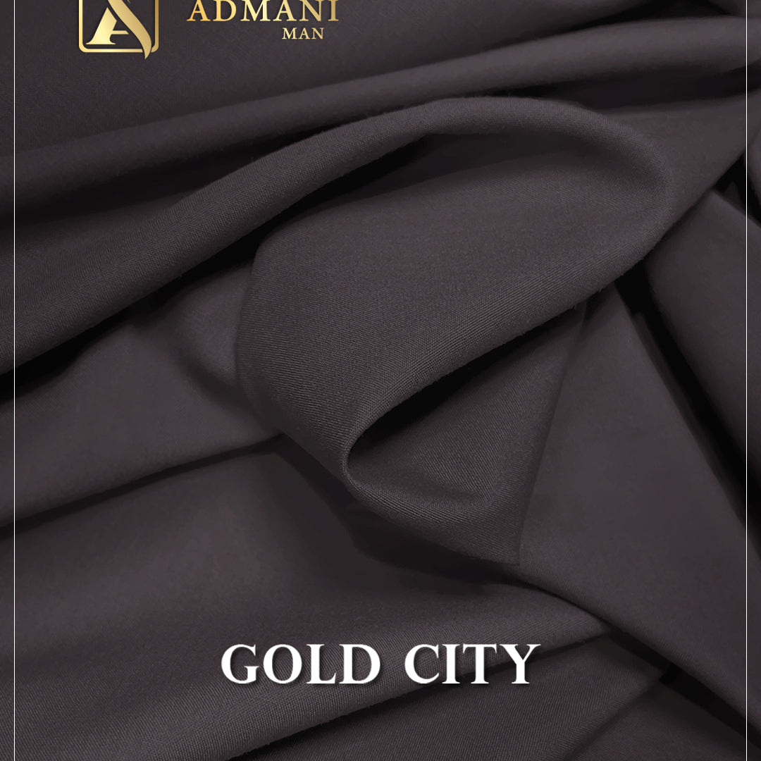 Gold City Roasted Coffee Unstitched Fabric Mens Clothing Pakistan by Admani Menswear