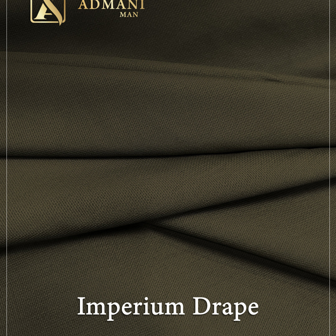 Imperium Drape Tawny Unstitched Shalwar Kameez Fabric for Men by Admani Menswear Pakistan