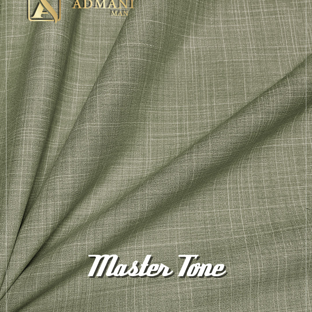 Master Tone Sage Unstitched Fabric for Men by Admani Menswear Pakistan