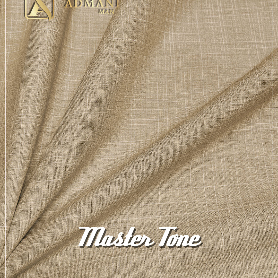 Master Tone Sandcastle Unstitched Fabric for Men by Admani Menswear Pakistan