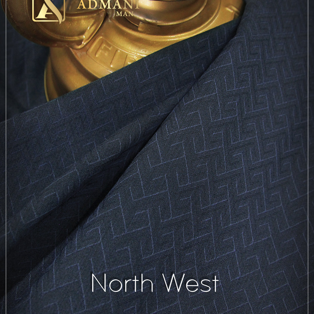 North West Garnet Unstitched Fabric Menswear Shalwar Kameez by Admani Menswear Pakistan