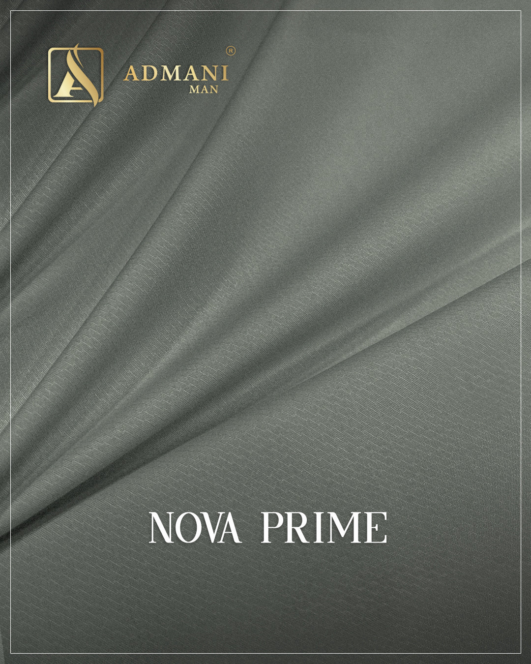 Nova Prime Light Sage Green Premium Wash n Wear Fabric for Casual Menswear by Admani Pakistan