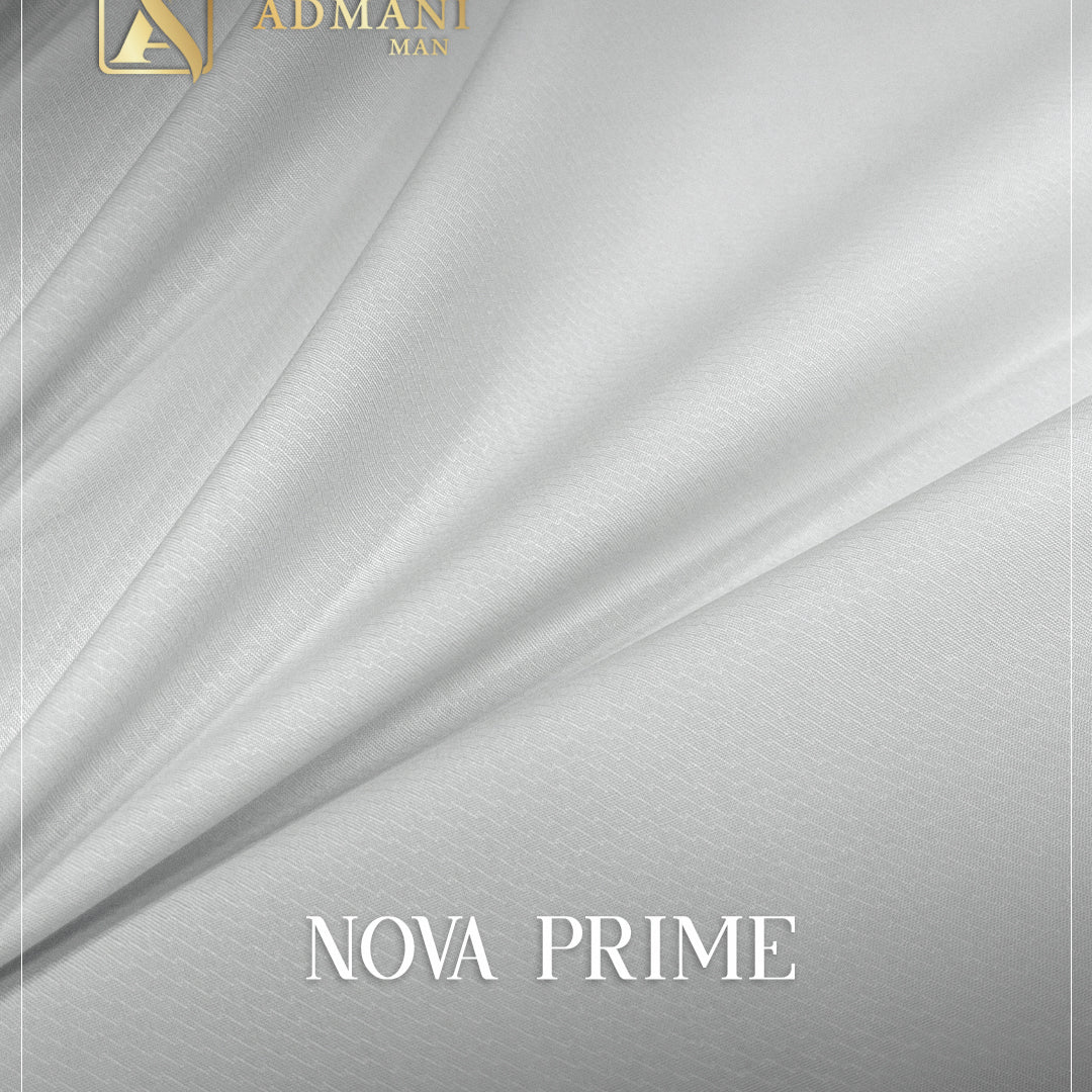 Nova Prime Off White Premium Wash n Wear Unstitched Fabric for Classic Shalwar Kameez by Admani Pakistan