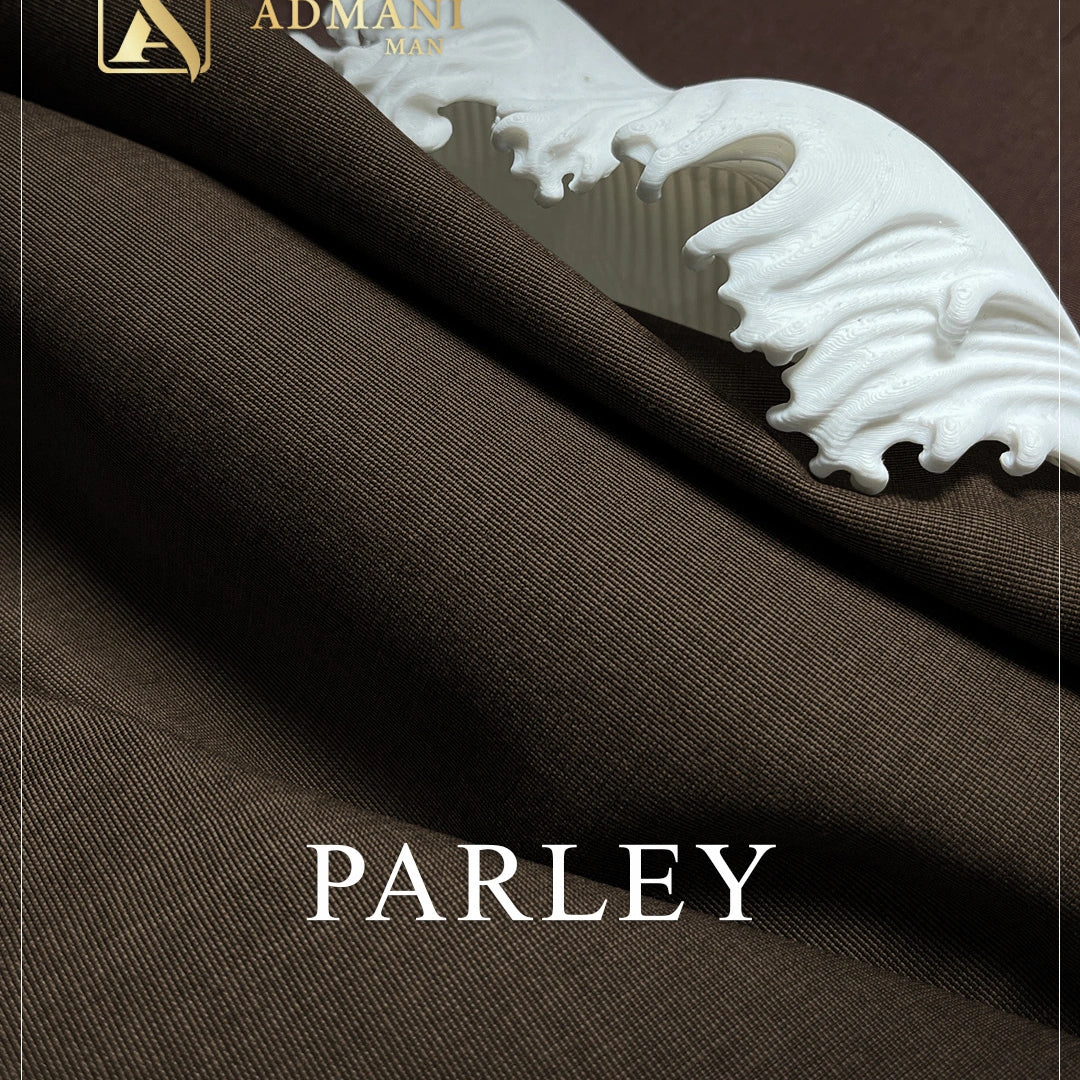 Parley Wood Brown premium winter wash n wear fabric for menswear shalwar kameez