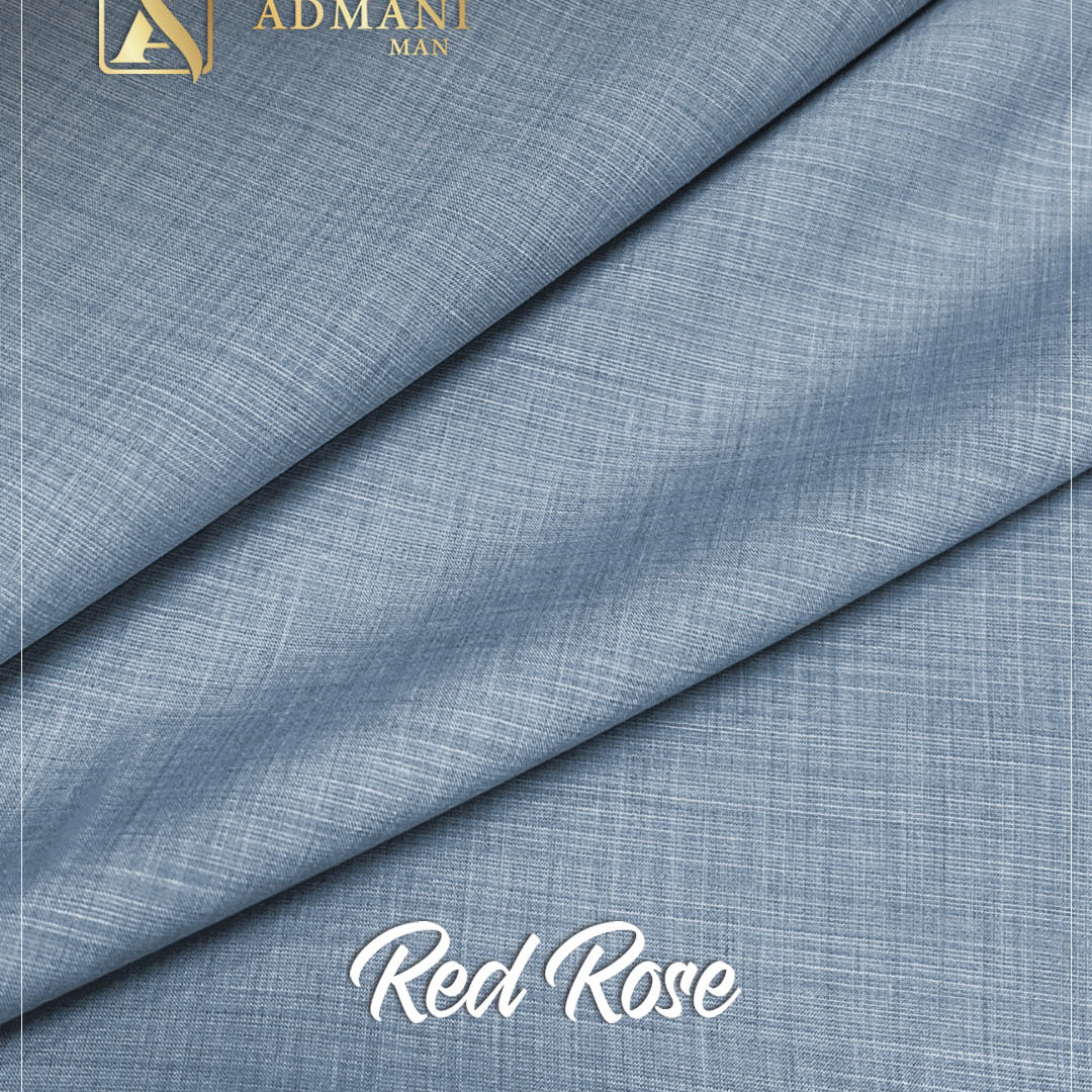 Red Rose Sky Unstitched Fabric for Men by Admani Menswear Pakistan