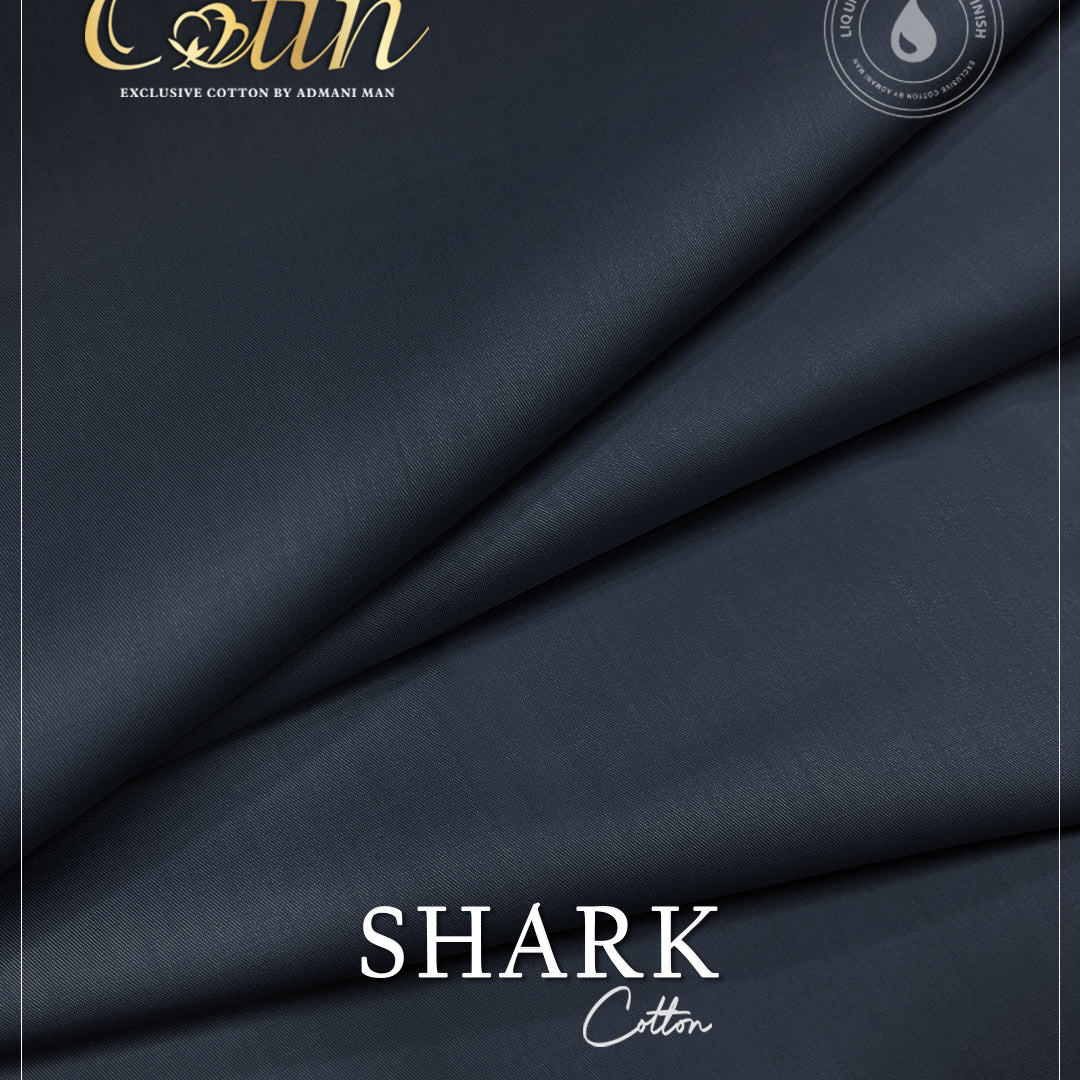 Shark Malaysia Unstitched Cotton Fabric for Mens Shalwar Kameez by Admani Menswear Pakistan