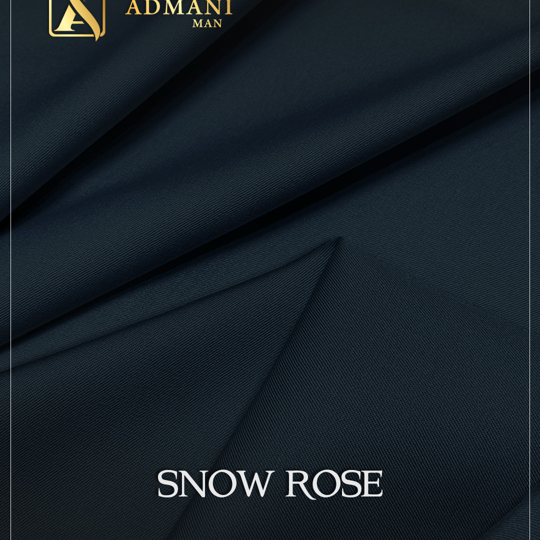 Snow Rose Blue Sapphire Premium Medium-Winter Unstitched Fabric Menswear Shalwar Kameez by Admani Menswear Pakistan